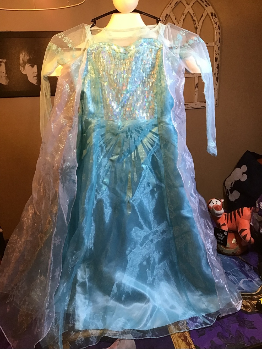 Disney parks frozen Elsa girl dress up size 7/8
